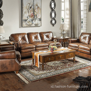 Sofa Living Room Leather 321 Set Sofa